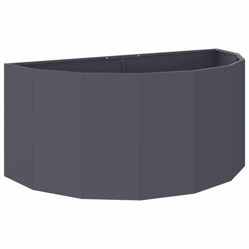 Vidaxl Jardinière Anthracite 120 X 60 X 50 Cm Acier