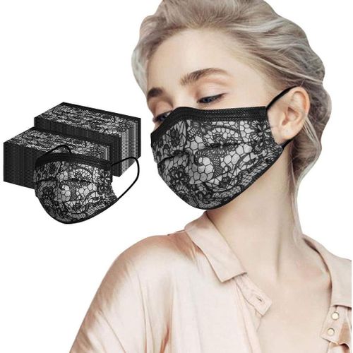 Masque Facial Réutilisable 3 Couches En Coton, Respirant Et Confortable Pour Adultes - Idéal Pour Noël, Halloween, Thanksgiving, Randonnée Et Sports En Extérieur