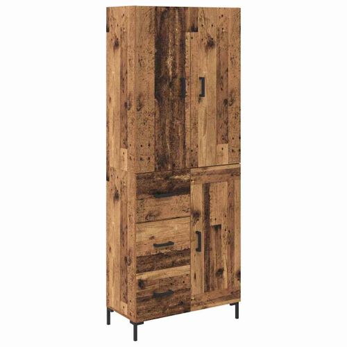 vidaXL Haut Armoire Bois Ancien 69,5 x 34 x 180 cm Bois d'ingénierie
