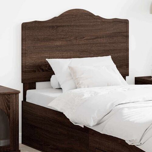 vidaXL Tête de lit Chêne brun 100 cm Bois d'ingénierie