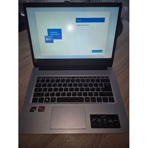 Acer Aspire 3 A314-23P-R1E4 - 14" AMD Ryzen 3 7320U - 2.4 Ghz - Ram 4 Go - SSD 128 Go - Gris