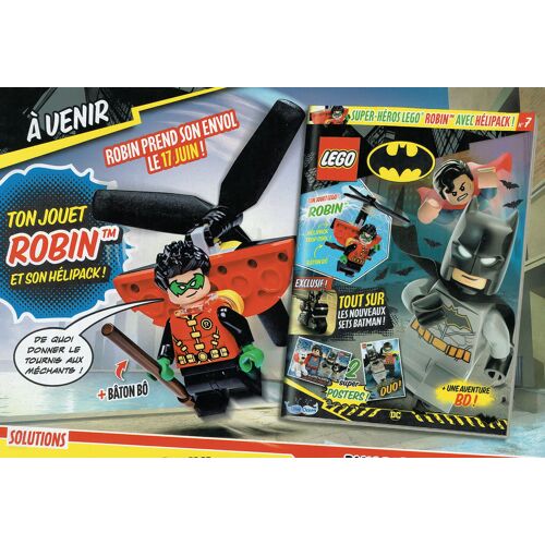 Lego Batman Numéro 7 Robin Avec Hélipac