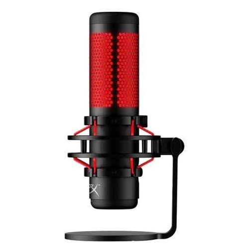 HyperX QuadCast - Microphone - USB - rouge et noir - pour Victus by HP Laptop 15, 16; Laptop 14, 15, 17; Pavilion x360 Laptop; Pro 290 G9