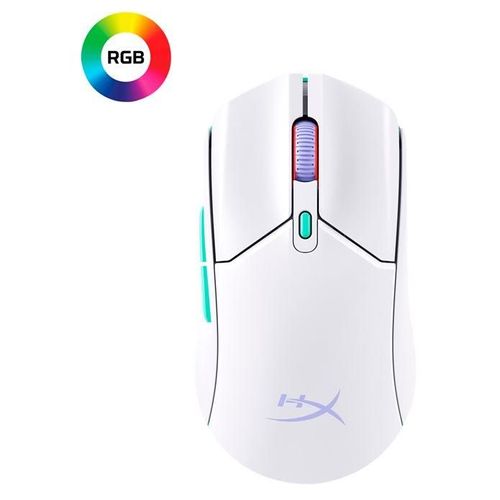 Souris Gamer Sans Fil HYPERX Pulsefire Haste 2 Core blanche
