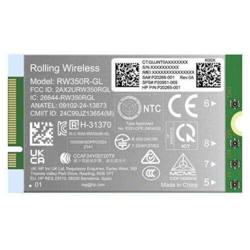 HP - Modem cellulaire sans fil - 4G LTE Advanced Pro - M.2 Card