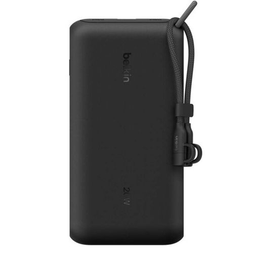 Powerbank 20000mah 3 Ports Usb Power Delivery 20w Boostcharge Avec Câble Usb-C Belkin Noir
