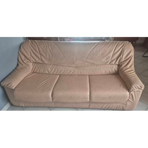 Canapé Convertible En Cuir