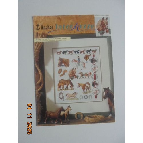 Anchor Intermezzo : Chevaux [Grille Point De Croix]