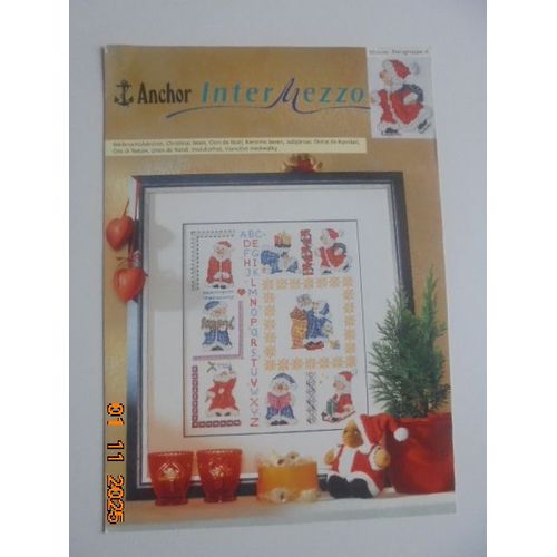 Anchor Intermezzo : Ours De Noel [Grille Point De Croix]