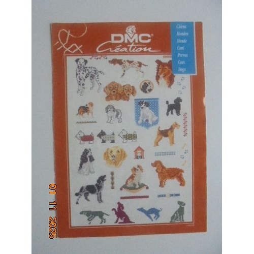 Dmc Creation : Chiens [Grille Point De Croix]