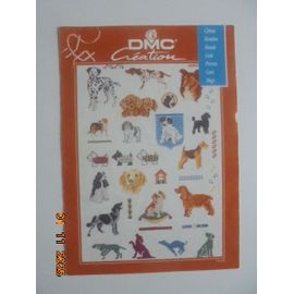 Dmc Creation : Chiens [Grille Point De Croix]