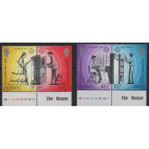 Jersey Timbres Europa 1979