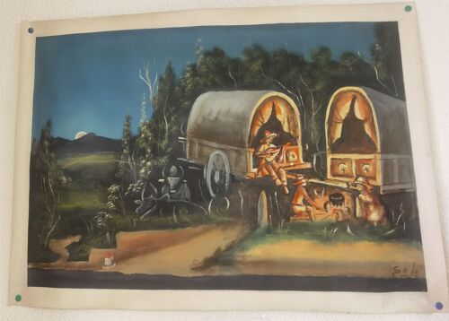 Peinture Malgache Sur Toile.