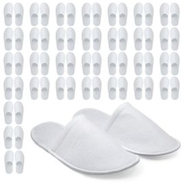 24 Paires De Chaussons Jetables Antidérapants Fermés Pour Hôtels, Spas Et Bien-Être ¿ Confortables, Légers Et Hygiéniques, Idéaux Pour Les Voyages Et Les Cliniques