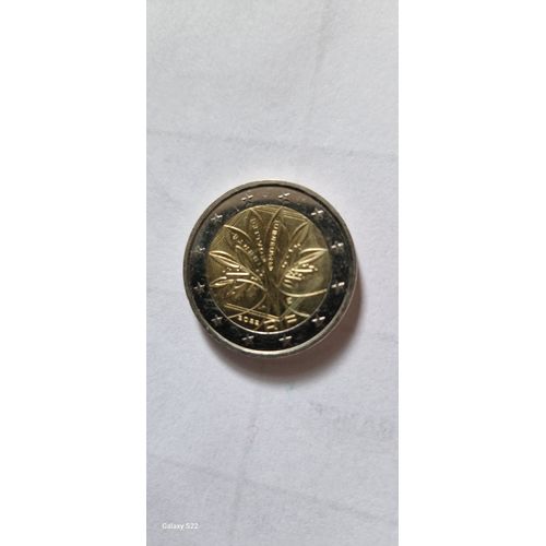 Arbre De Vie. Pièces De 2 Euro De 2022 Et 2023 Parfait État