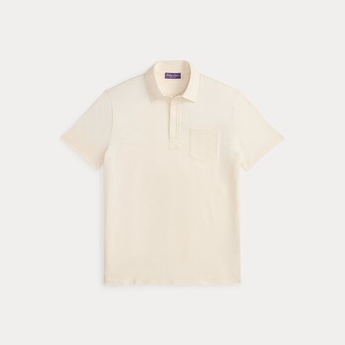 Polo En Piqué De Coton Et De Cachemire