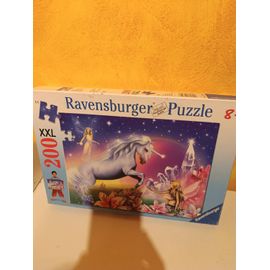 Puzzle xxl ravensburger licorne et fée 200 pieces