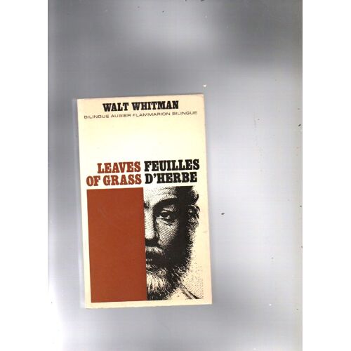 Walt Whitman, Feuilles D'Herbe, Leaves Of Grass/1972
