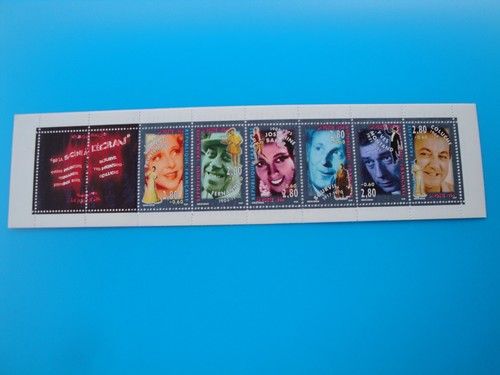 Carnet 6 Timbres " De La Scene A L'ecran" 1994