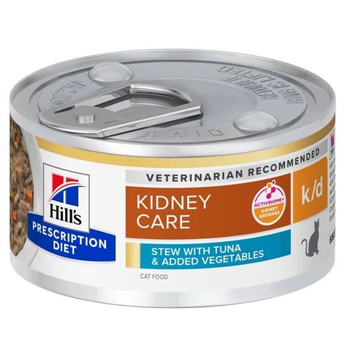 Hills Prescription Diet K/D Kidney Care Mijoté Au Thon & Légumes Pour Chat