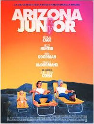 Arizona Junior De Joel Coen Et Ethan Coen Avec Nicolas Cage, Holly Hunter... - Affiche Originale De Film Format 40 X 60 Cm