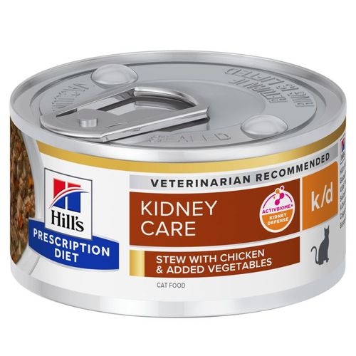 Hills Prescription Diet K/D Kidney Care Mijoté Poulet & Légumes Pour Chat