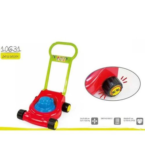 Mochtoys, 10631 jouets Tondeuse à gazon, tondeuse enfant, pliable, plastique