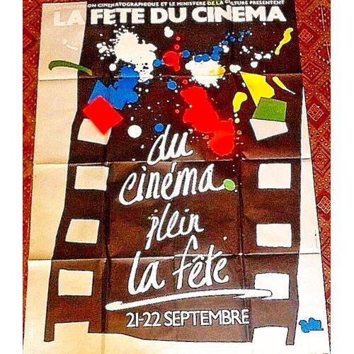 La Fête Du Cinema Plein La Fëte 21-22 Septembre - 120 X 160 Cm