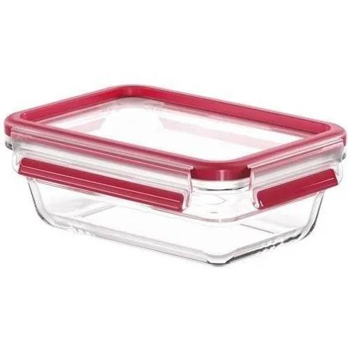 Boite De Conservation Rectangulaire - Tefal - Verre - Masterseal Fresh - 0.7 L - Couvercle En Plastique Et Joint Silicone