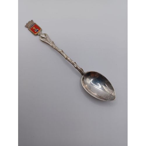 Cuillère De Collection, Métal Argenté,Emblème Ville De Montelimar