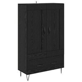 vidaXL Haut Armoire Chêne noir 69,5 x 31 x 115 cm Bois d'ingénierie