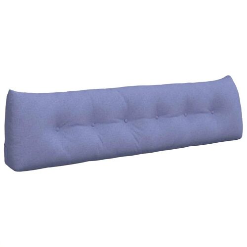 Vidaxl Coussin De Dos Bleu Denim 180 X 24 X 50 Cm Tissu