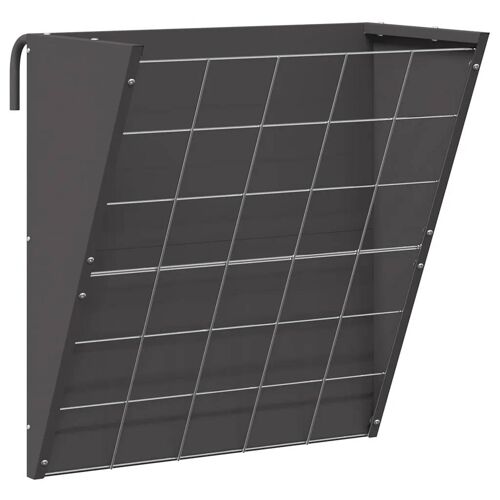 vidaXL Râtelier à foin suspendu Noir 61 x 33 x 66 cm