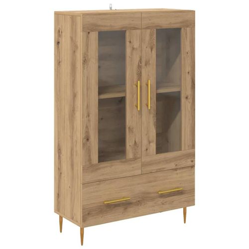 vidaXL Haut Armoire avec tiroir Chêne artisanal 69,5 x 31 x 115 cm