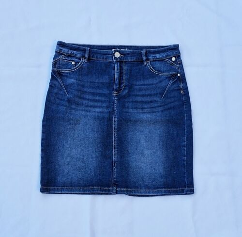 Jupe Droite En Jean Taille 40 Marque Grain De Malice