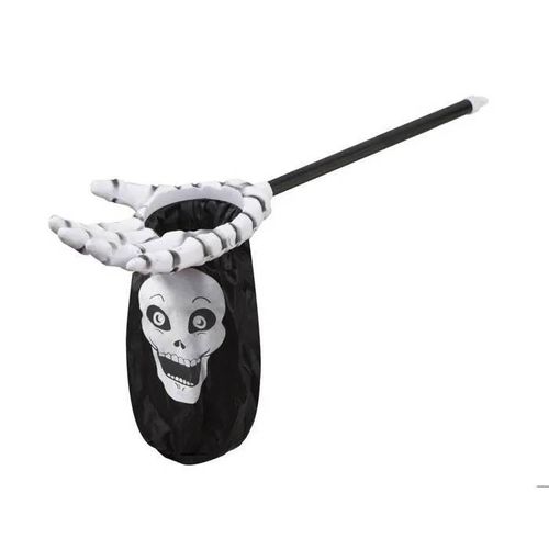 Sac À Main - Ptit Clown - 21216 - Design Squelette - Fermeture Zippée - 59 Cm - Noir