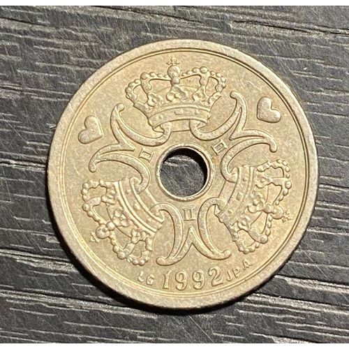 Pièce Danemark 5 Kroner, 1992