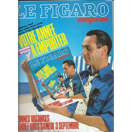 Le Figaro Magazine 23/07/1988 Rudolf Hess, Lee Marvin, Ben Johnson, Michel Polac, Catherine Deneuve, Jean Anouilh, Lino Ventura, Jacque Anquetil, Max Frérot, Thierry Paulin, Jean Le Poulain, Arletty,