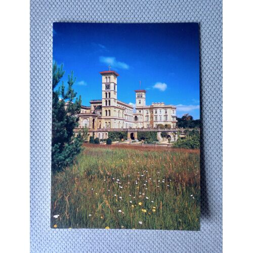 Ancienne Carte Postale. Château Osborne House, 1845. Château, Résidence Estivale Famille Royale, Britannique, Reine Victoria. Ile De Wight, Angleterre. Série English Heritage.