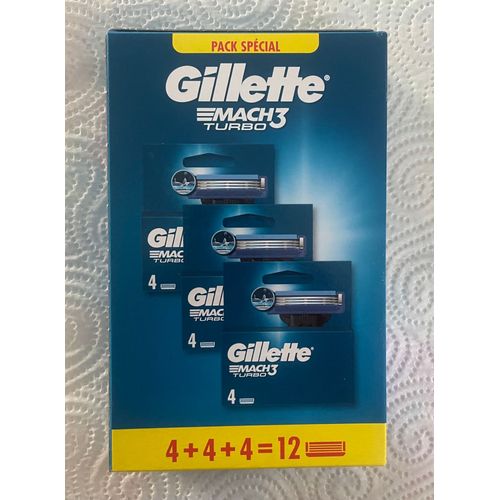Gillette Mach3 Turbo 12 Lames 