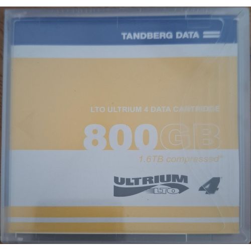 LTO ultrium 4 /Tandberg Data / 800 GB / 1.6 TB