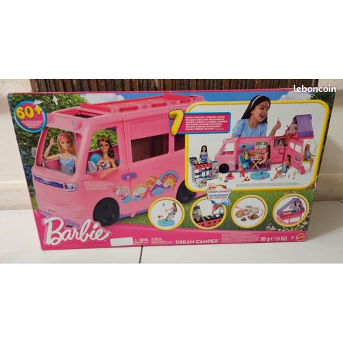 Camping car Barbie, pour enfants de 3 ans et +