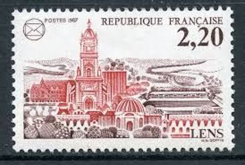 60ème Congrès De La Fédération Des Sociétés Philatéliques Françaises À Lens Année 1987 N° 2475 Yvert Et Tellier Luxe