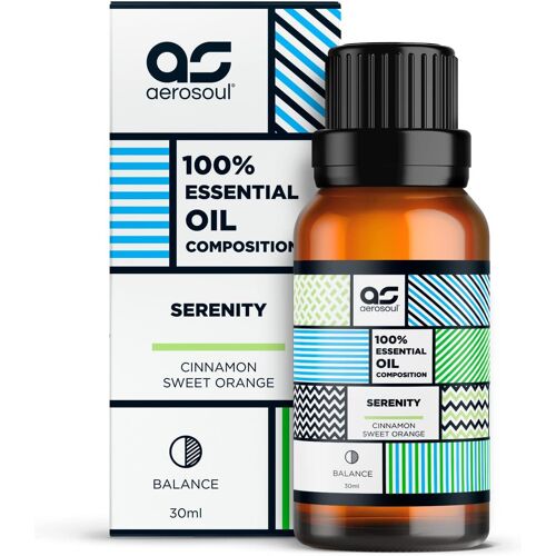 Huile Essentielle Pour Diffuseur, Parfum Maison Anti Stress, Huiles Essentielles Orange, Cannelle, Vanille, Bergamote, Huile Essentielle Aromatherapie, 100% Huiles Essentielles 30ml 