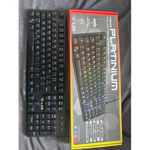 Clavier Gamer The G-LAB Platinum RGB - Ultra Stylé