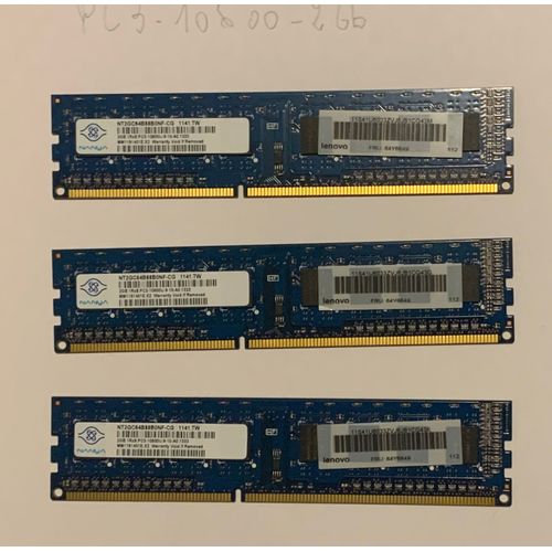 Barette memoire pour portable PC3-10600-LENOVO
