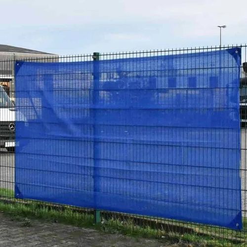 Filet Brise-Vue Bleu Pour Chantier 1,80m X 3,45m