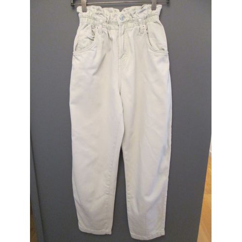 Pantalon Gris-Vert Bershka Taille 34