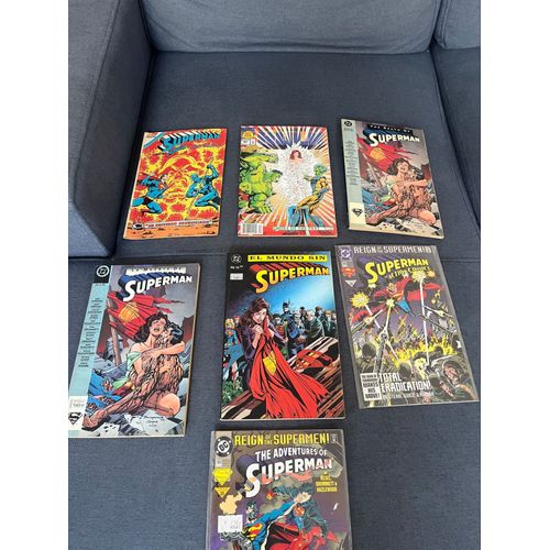 Lots De 7 Comics Superman