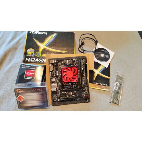 carte mère fm2a68m-dg3 - asrock - kit